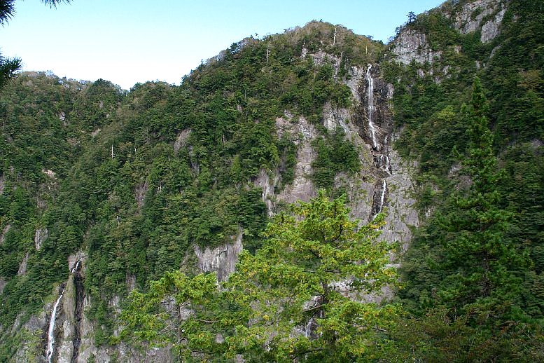 西の滝・中の滝